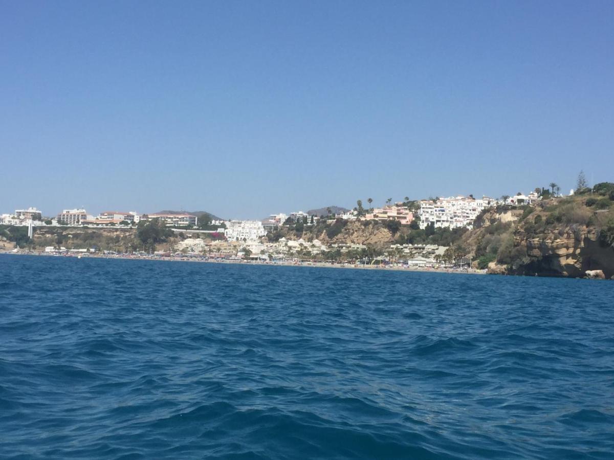 Playa Burriana, Tva Terasser, Havsutsikt, Pool Нерха Экстерьер фото